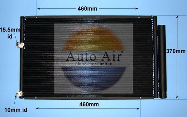 Auto Air Gloucester 16-8914 - Condensateur, climatisation droxauto.com