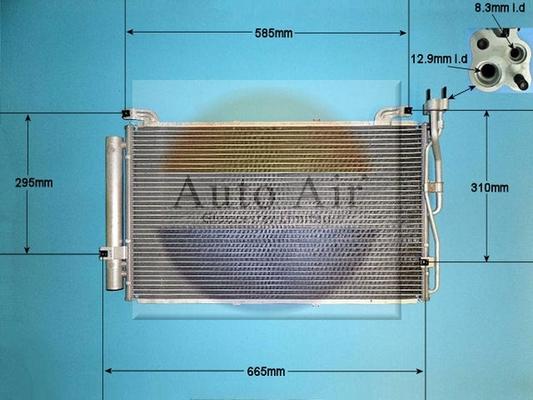 Auto Air Gloucester 16-8912 - Condensateur, climatisation droxauto.com