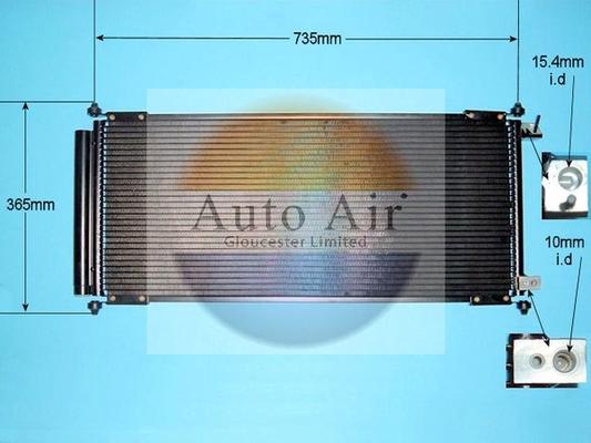 Auto Air Gloucester 16-8898 - Condensateur, climatisation droxauto.com