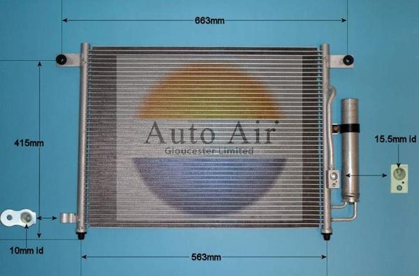 Auto Air Gloucester 16-2050 - Condensateur, climatisation droxauto.com