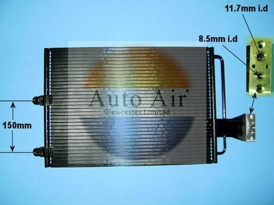 Auto Air Gloucester 16-2084 - Condensateur, climatisation droxauto.com