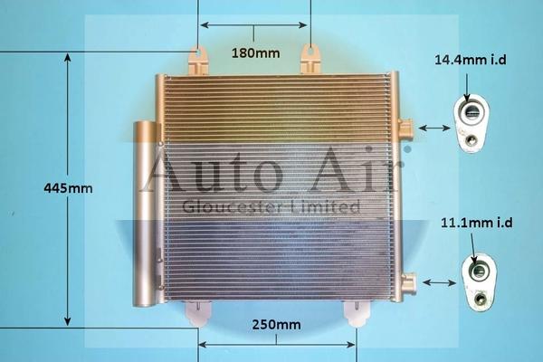 Auto Air Gloucester 16-2070 - Condensateur, climatisation droxauto.com