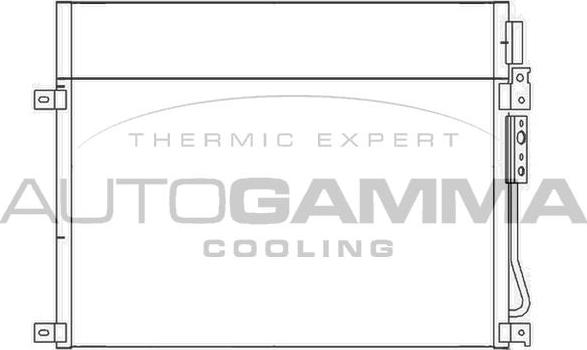 Autogamma 104906 - Condensateur, climatisation droxauto.com