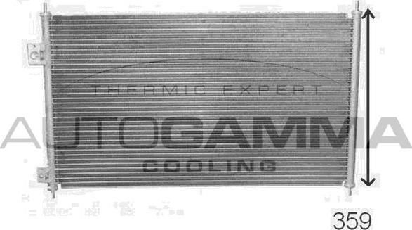 Autogamma 104901 - Condensateur, climatisation droxauto.com