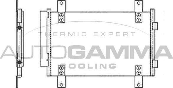 Autogamma 104482 - Condensateur, climatisation droxauto.com