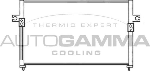 Autogamma 104098 - Condensateur, climatisation droxauto.com