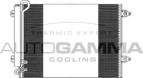 Autogamma 104129 - Condensateur, climatisation droxauto.com
