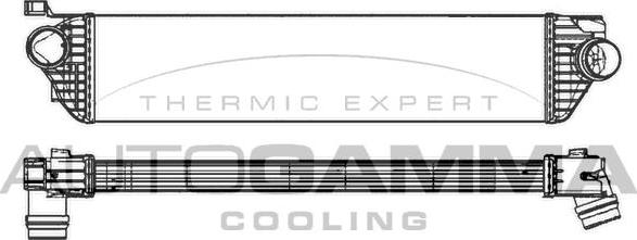 Autogamma 105997 - Intercooler, échangeur droxauto.com