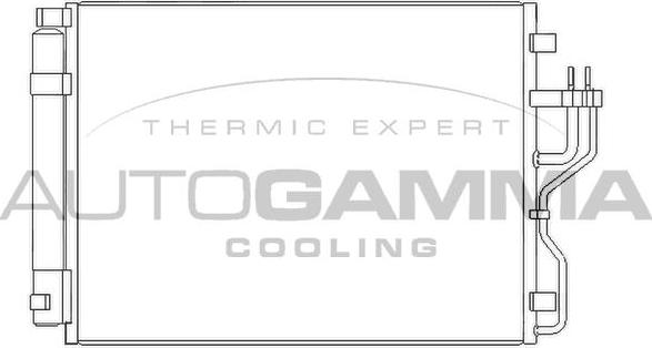 Autogamma 105963 - Condensateur, climatisation droxauto.com