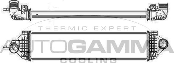 Autogamma 105912 - Intercooler, échangeur droxauto.com
