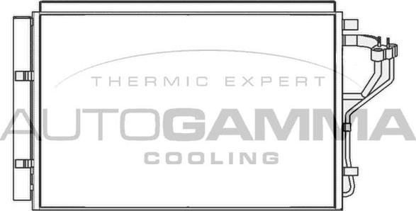 Autogamma 105979 - Condensateur, climatisation droxauto.com