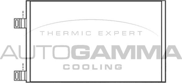 Autogamma 105479 - Condensateur, climatisation droxauto.com