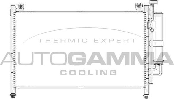 Autogamma 105546 - Condensateur, climatisation droxauto.com