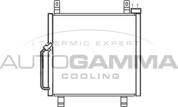 Autogamma 105551 - Condensateur, climatisation droxauto.com