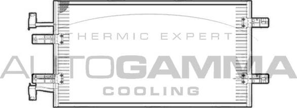 Autogamma 105517 - Condensateur, climatisation droxauto.com