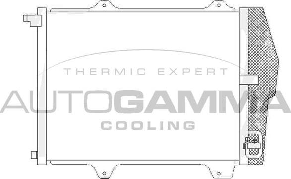 Autogamma 105028 - Condensateur, climatisation droxauto.com