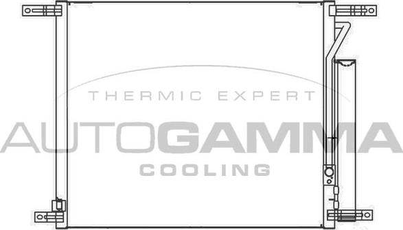 Autogamma 105824 - Condensateur, climatisation droxauto.com