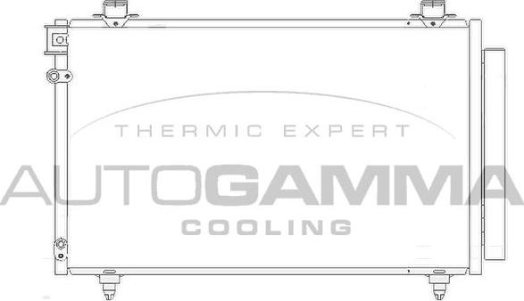 Autogamma 105356 - Condensateur, climatisation droxauto.com