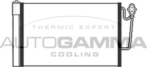 Autogamma 105380 - Condensateur, climatisation droxauto.com