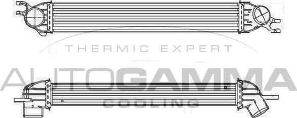 Autogamma 105252 - Intercooler, échangeur droxauto.com