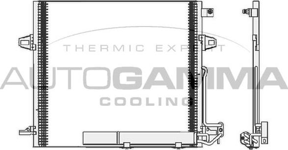 Autogamma 105203 - Condensateur, climatisation droxauto.com