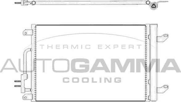 Autogamma 105202 - Condensateur, climatisation droxauto.com