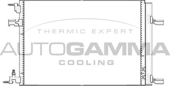 Autogamma 105711 - Condensateur, climatisation droxauto.com