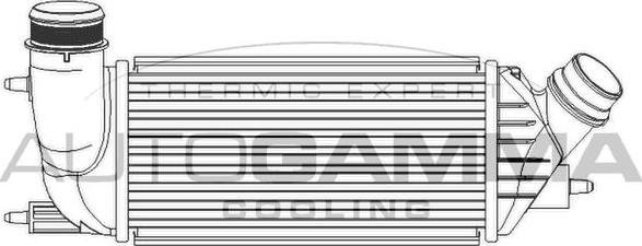 Autogamma 105720 - Intercooler, échangeur droxauto.com