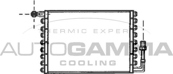 Autogamma 100521 - Condensateur, climatisation droxauto.com