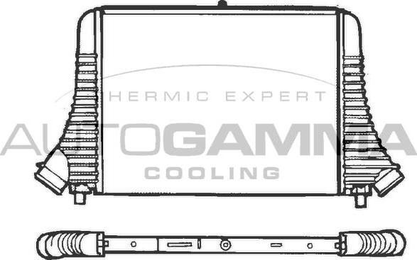 Autogamma 101490 - Intercooler, échangeur droxauto.com