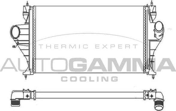 Autogamma 101492 - Intercooler, échangeur droxauto.com