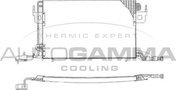 Autogamma 101590 - Condensateur, climatisation droxauto.com