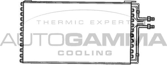 Autogamma 101576 - Condensateur, climatisation droxauto.com