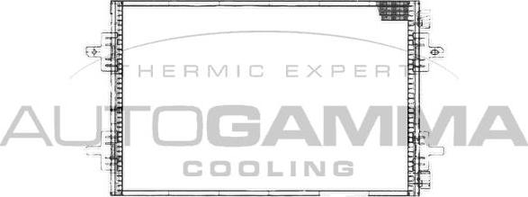 Autogamma 101841 - Condensateur, climatisation droxauto.com