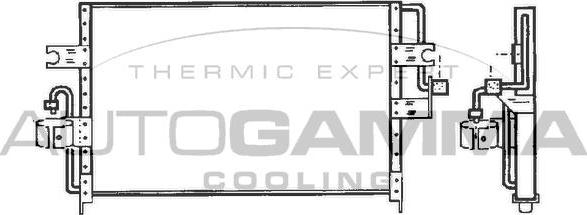 Autogamma 101835 - Condensateur, climatisation droxauto.com