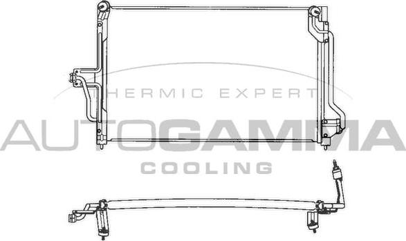 Autogamma 101707 - Condensateur, climatisation droxauto.com