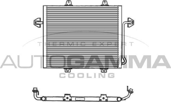 Autogamma 101787 - Condensateur, climatisation droxauto.com