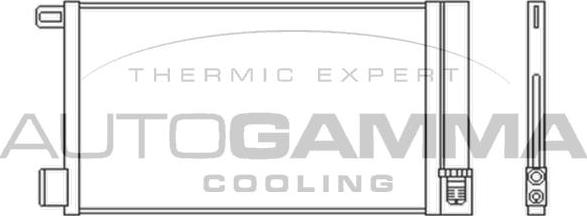 Autogamma 103989 - Condensateur, climatisation droxauto.com