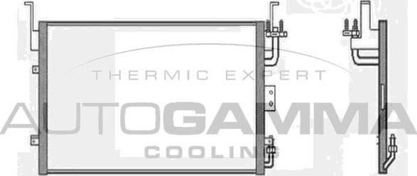 Autogamma 103937 - Condensateur, climatisation droxauto.com