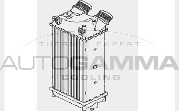 Autogamma 103862 - Intercooler, échangeur droxauto.com