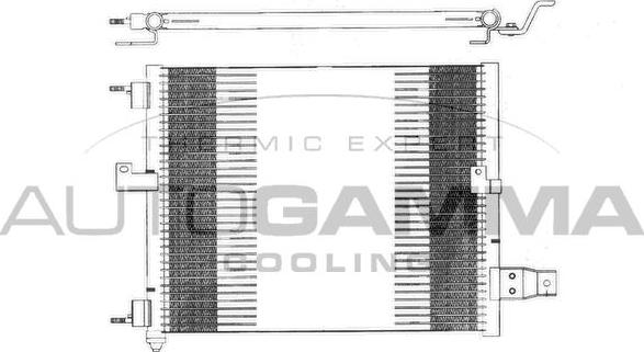 Autogamma 103284 - Condensateur, climatisation droxauto.com