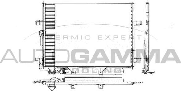 Autogamma 103275 - Condensateur, climatisation droxauto.com