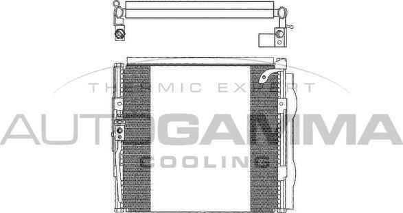 Autogamma 102661 - Condensateur, climatisation droxauto.com