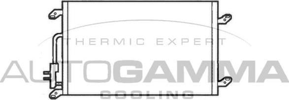 Autogamma 102667 - Condensateur, climatisation droxauto.com