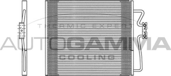 Autogamma 102616 - Condensateur, climatisation droxauto.com