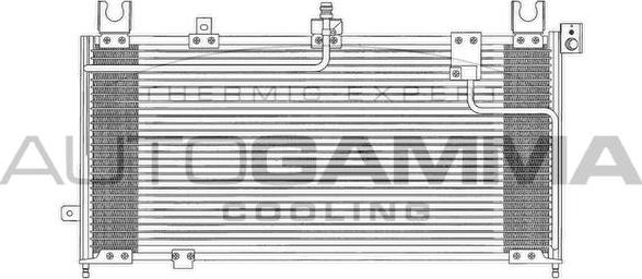 Autogamma 102672 - Condensateur, climatisation droxauto.com