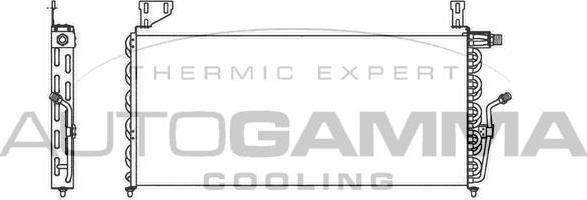 Autogamma 102817 - Condensateur, climatisation droxauto.com