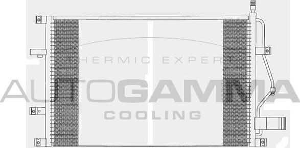 Autogamma 102835 - Condensateur, climatisation droxauto.com