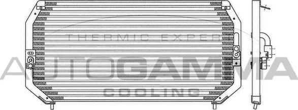 Autogamma 102798 - Condensateur, climatisation droxauto.com