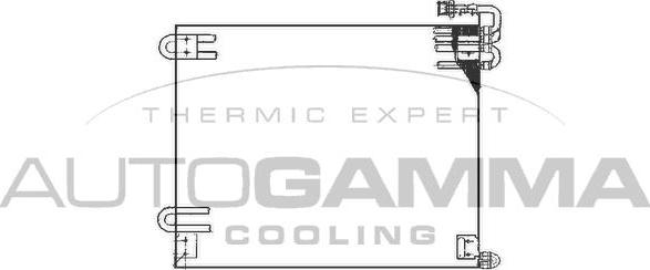 Autogamma 102733 - Condensateur, climatisation droxauto.com